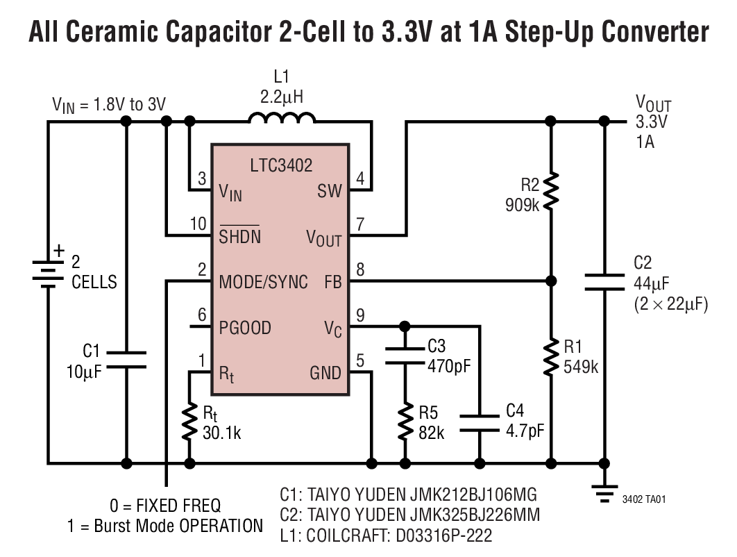 LTC3402Ӧͼһ